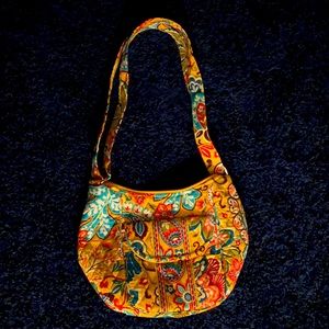 yellow vera bradley crossbody bag